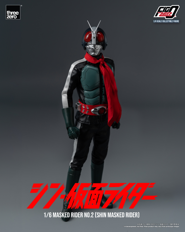 threezero FigZero 1/6 Masked Rider No.2 (SHIN MASKED RIDER)(4895250807969)(4895250807969)