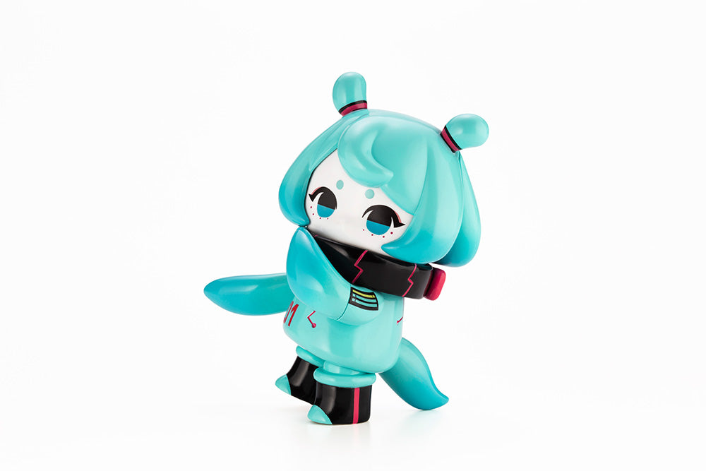 Kotobukiya Hinomoto Heavy Industries Series Ocean Exploration Robot Denshitako No.3 [Hatsune Miku Color Ver.], Pre-Painted PVC Action Figure