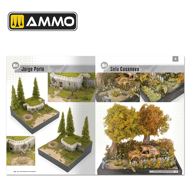 Ammo Mig MODELLING SCHOOL - How to use Vegetation in your Dioramas (English, Castellano)