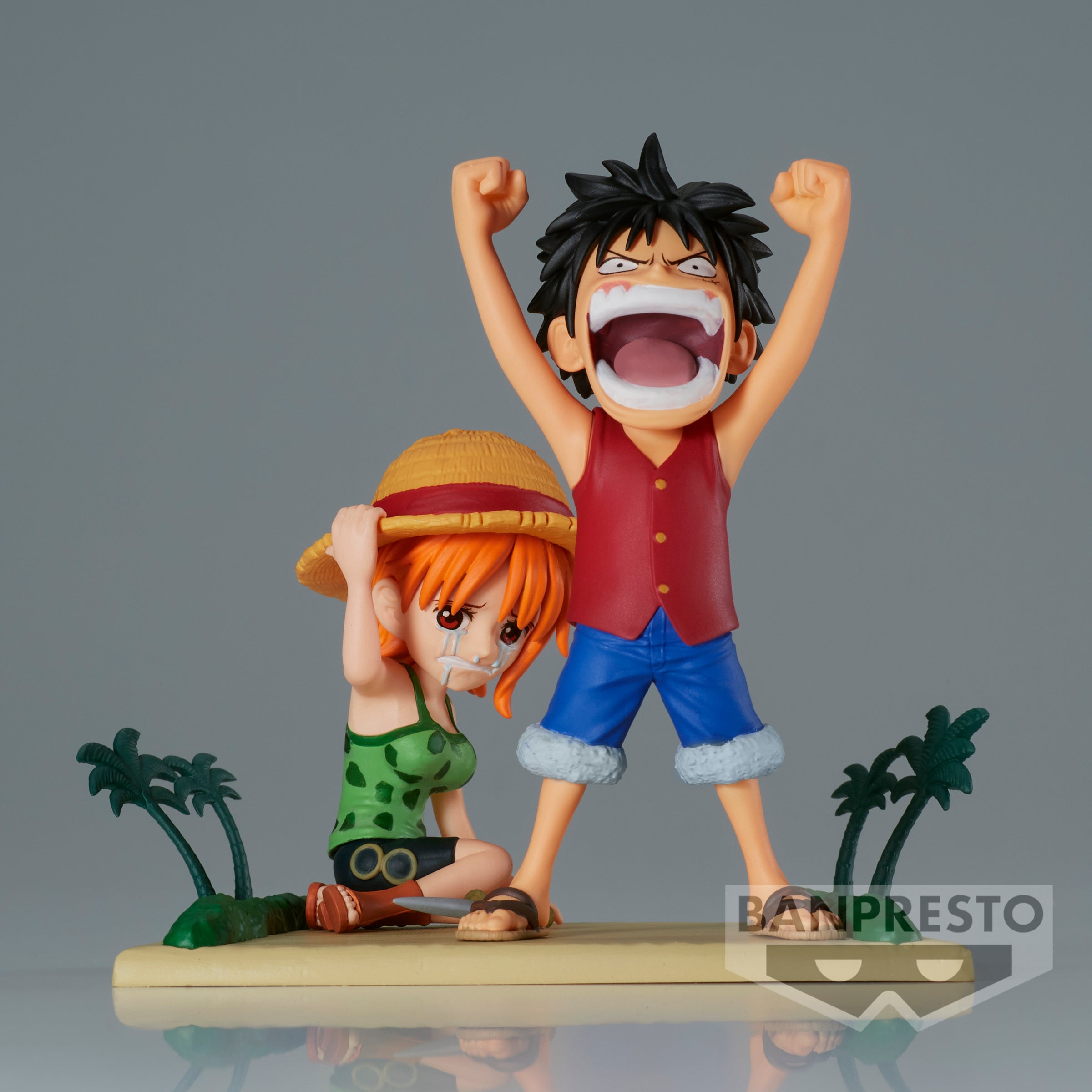 Bandai Spirits World Collectable Figure Log Stories Luffy & Nami "One Piece"