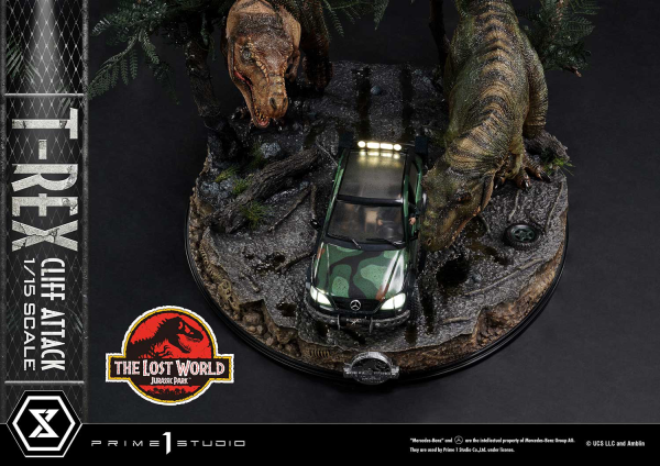 Prime 1 Studio Legacy Museum Collection The Lost World: Jurassic Park (Film) T-Rex Cliff Attack 1/15 scale Bonus Version(4582647121011)(4582647121011)