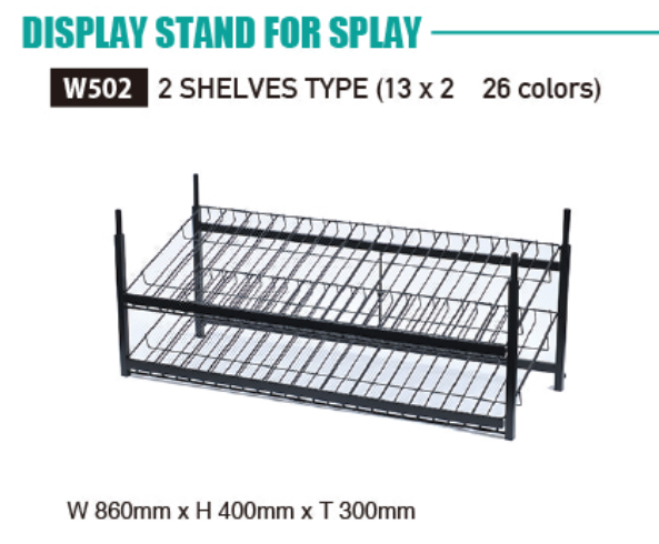 GSI Creos New Stand For Mr. Spray 26 Colors (MODULE; NOT FULL RACK)(4973028519662)(4973028519662)