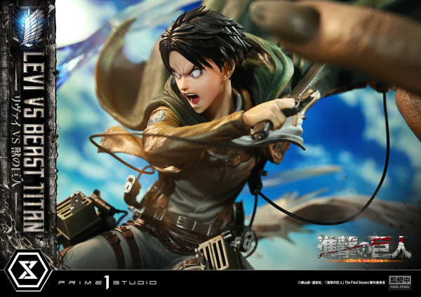 Prime 1 Studio Ultimate Premium Masterline  TV animation Attack On Titan  Levi versus Beast Titan | 4582647120052