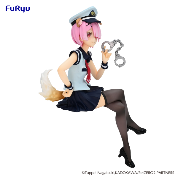 FURYU Corporation Re:ZERO -Starting Life in Another World-　Noodle Stopper Figure -Ram Police Officer Cap with Dog Ears-(4582655070172)(4582655070172)