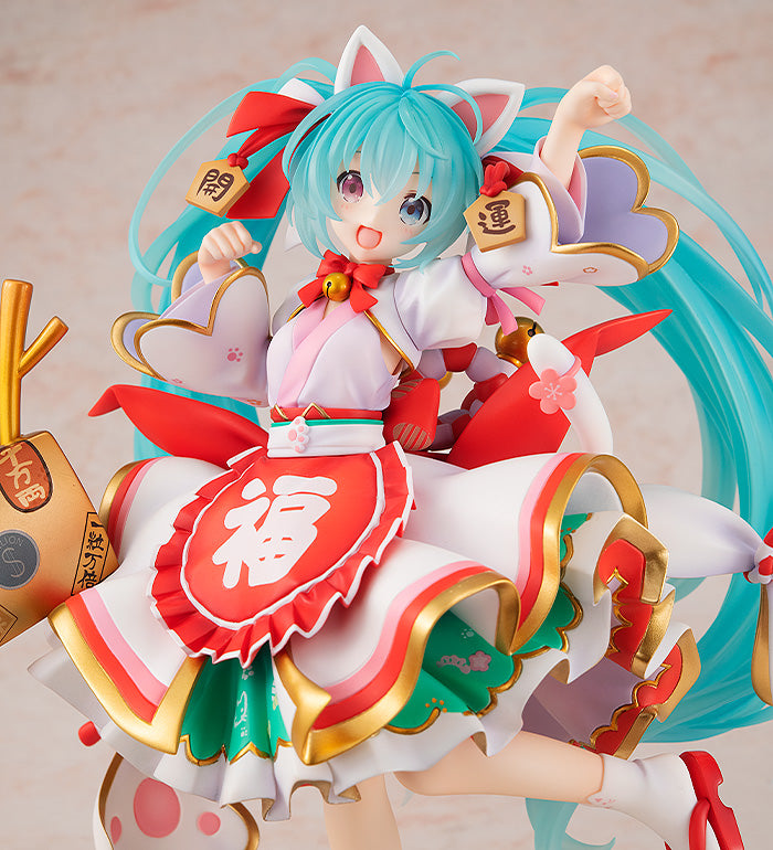 Kadokawa Character Vocal Series 01: Hatsune Miku Series Hatsune Miku Maneki Miku Ver. 1/7 Scale Figure