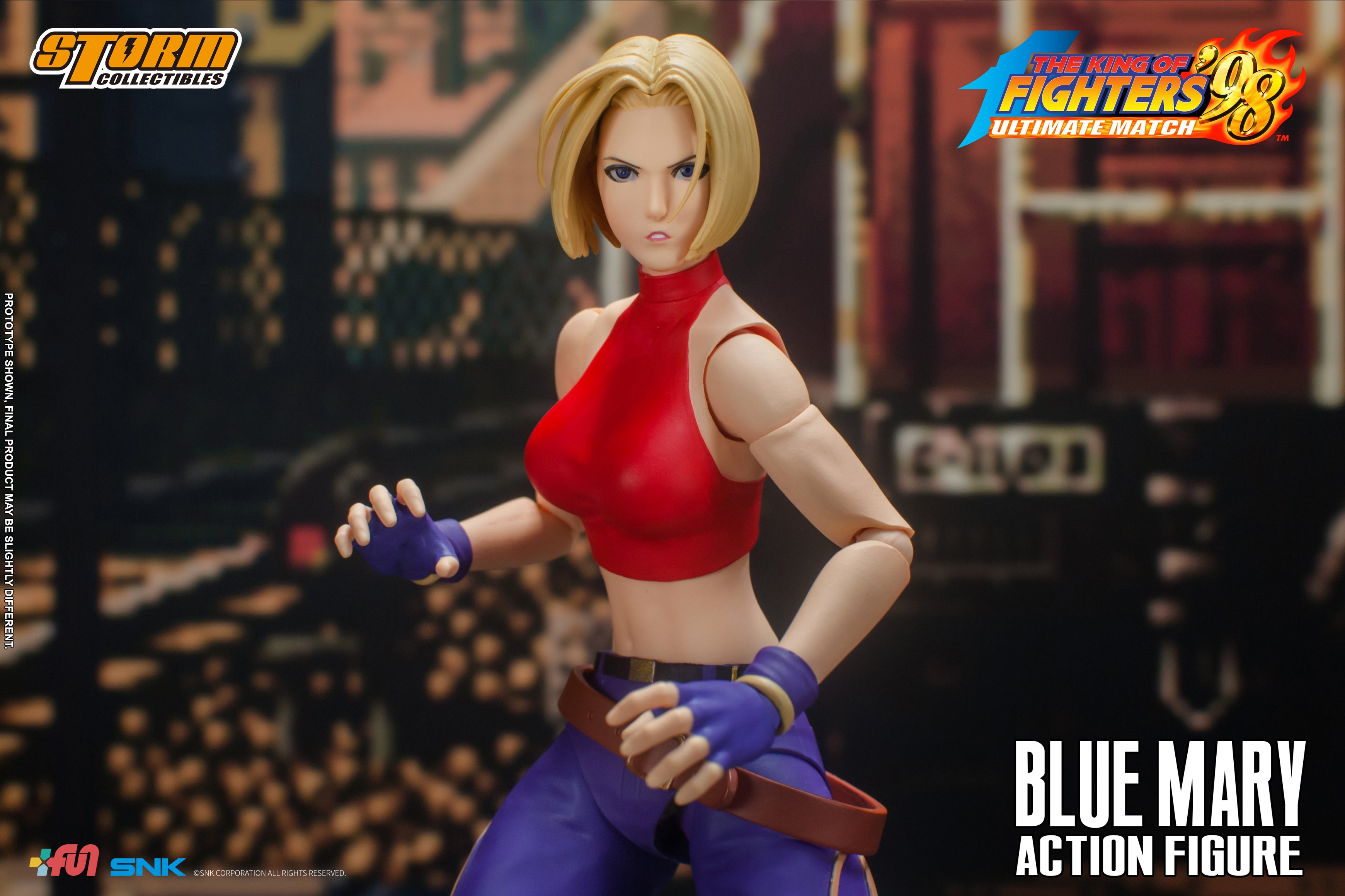 Storm Collectibles 1/12 Action Figure Blue Mary "King of Fighters '98"