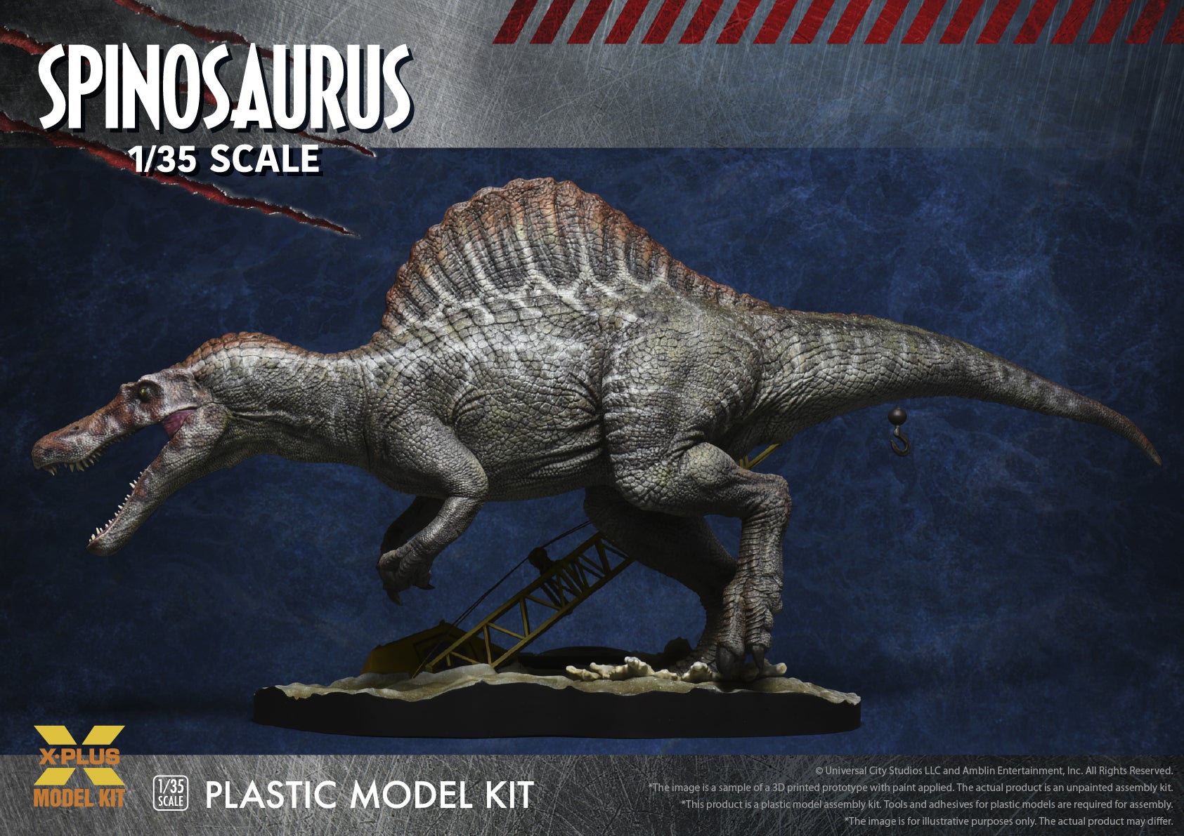 X-Plus 1/35 Jurassic ParkⅢ Spinosaurus