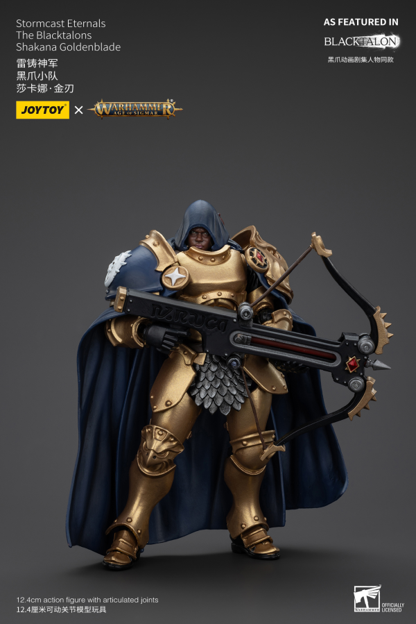 JOYTOY Stormcast Eternals The Blacktalons Shakana Goldenblade(6927054400911)(6927054400911)