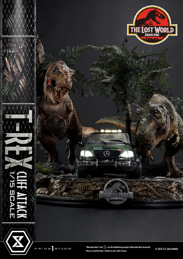 Prime 1 Studio Legacy Museum Collection The Lost World: Jurassic Park (Film) T-Rex Cliff Attack 1/15 scale Bonus Version(4582647121011)(4582647121011)