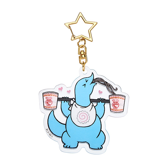 Good Smile Company Gal & Dino Glow-in-the-Dark Acrylic Keychain Weightlifting