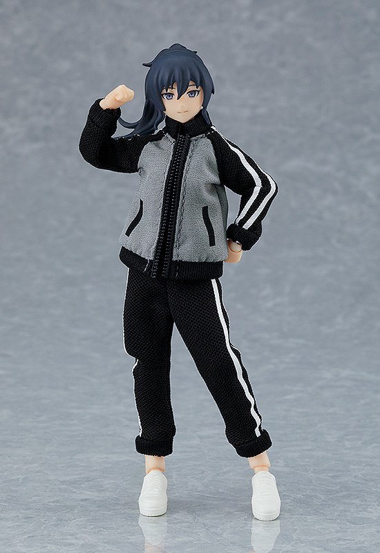 Good Smile Company figma Female Body (Makoto) with Tracksuit + Tracksuit Skirt Outfit(4545784068755)(4545784068755)