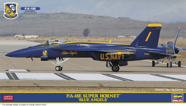 Hasegawa 1/72  F/A-18E SUPER HORNET "BLUE ANGELS"  (Bonus: an emblem patch is included.)(4967834024670)(4967834024670)