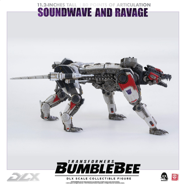 Three Zero Transformers: Bumblebee - DLX Soundwave and Ravage