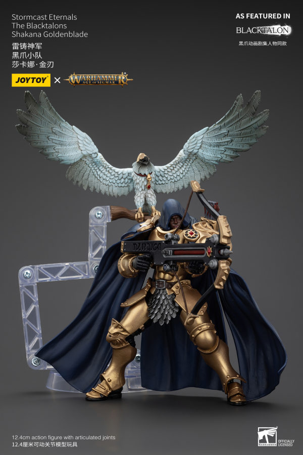 JOYTOY Stormcast Eternals The Blacktalons Shakana Goldenblade(6927054400911)(6927054400911)