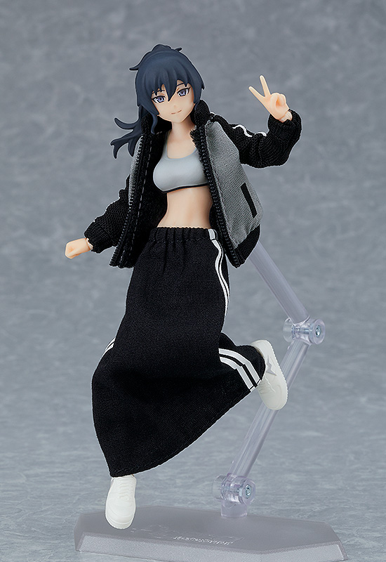 Good Smile Company figma Female Body (Makoto) with Tracksuit + Tracksuit Skirt Outfit(4545784068755)(4545784068755)