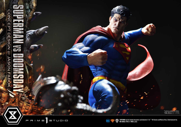 Prime 1 Studio Ultimate Museum Masterline Superman (Comics) Superman VS Doomsday (Concept By Jason Fabok)(4580708034157)(4580708034157)