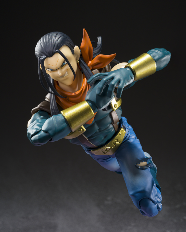 BANDAI Tamashii SUPER ANDROID 17 "DRAGON BALL GT", TAMASHII NATIONS S.H.Figuarts (P-Bandai Exclusive)(4573102666420)(4573102666420)