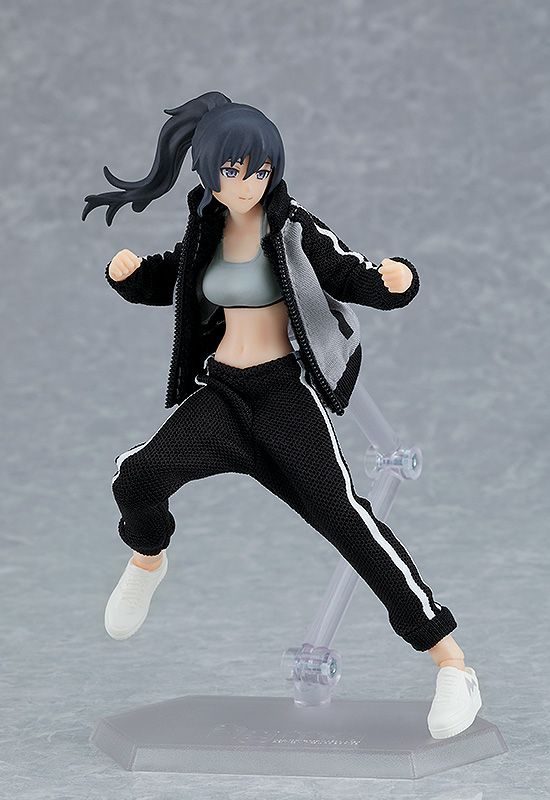 Good Smile Company figma Female Body (Makoto) with Tracksuit + Tracksuit Skirt Outfit(4545784068755)(4545784068755)