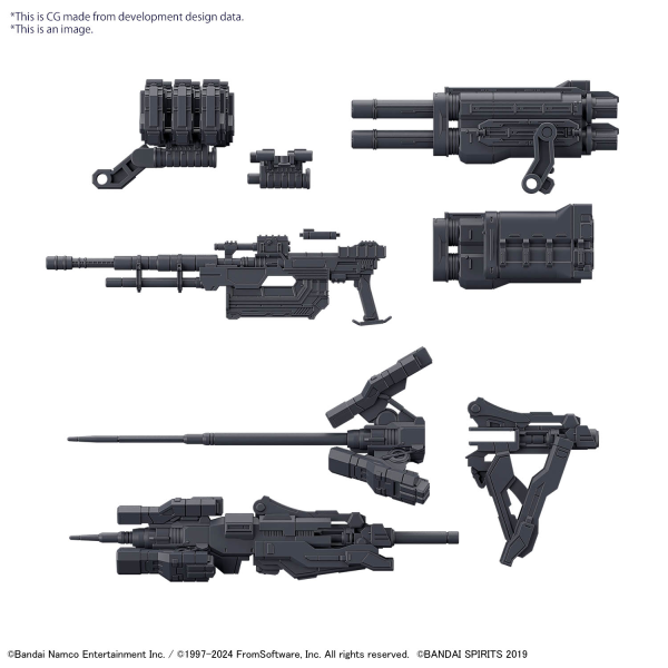 BANDAI Hobby 30MM OPTION PARTS SET ARMORED CORE Ⅵ FIRES OF RUBICON WEAPON SET 02