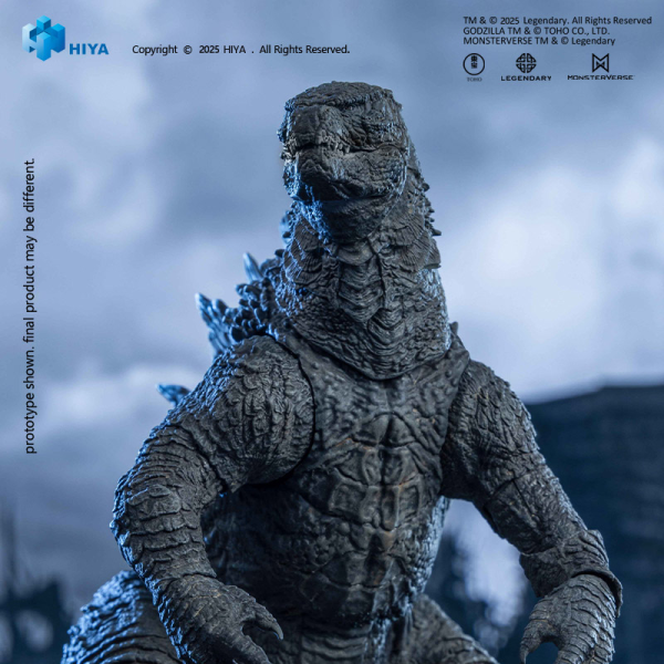 HIYA TOYS Exquisite Basic Series None Scale 7 Inch Godzilla 2014 Godzilla Translucent Ver.(6957534204111)(6957534204111)