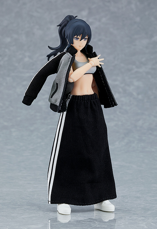 Good Smile Company figma Female Body (Makoto) with Tracksuit + Tracksuit Skirt Outfit(4545784068755)(4545784068755)