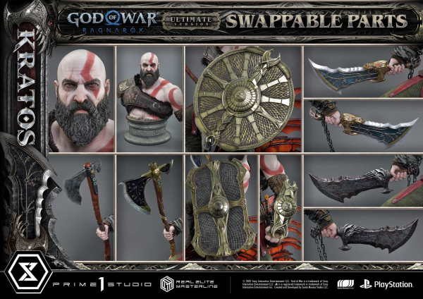 Prime 1 Studio Real Elite Masterline God of War: Ragnarok Kratos Ultimate Bonus Version(4582647120809)(4582647120809)