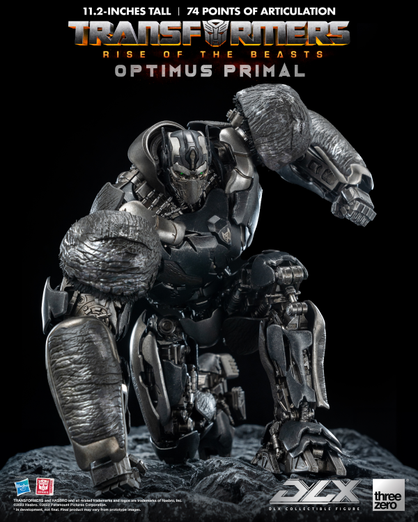 Three Zero Transformers: Rise of the Beasts - DLX Optimus Primal