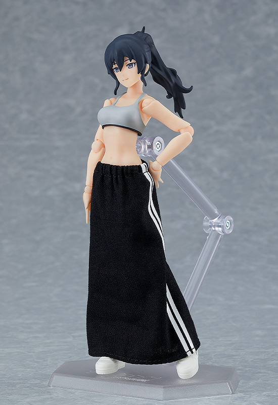 Good Smile Company figma Female Body (Makoto) with Tracksuit + Tracksuit Skirt Outfit(4545784068755)(4545784068755)