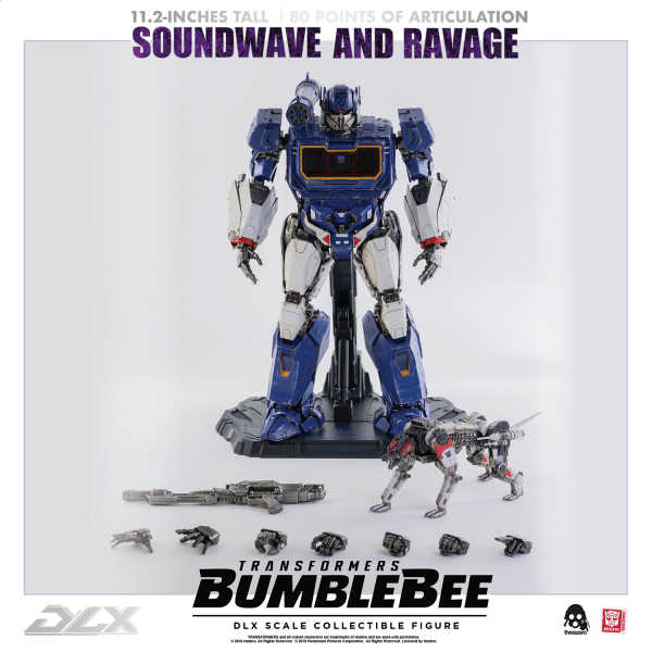 Three Zero Transformers: Bumblebee - DLX Soundwave and Ravage