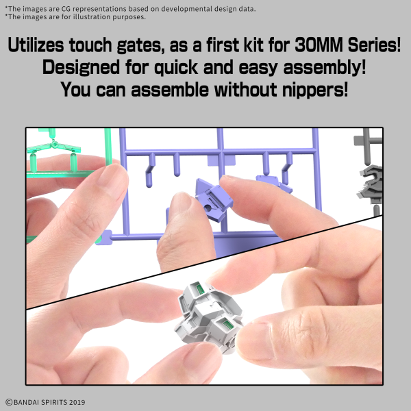 BANDAI HOBBY 30MM 1/144 eEXM-40 IGLIGHT 01(4573102686930)(4573102686930)