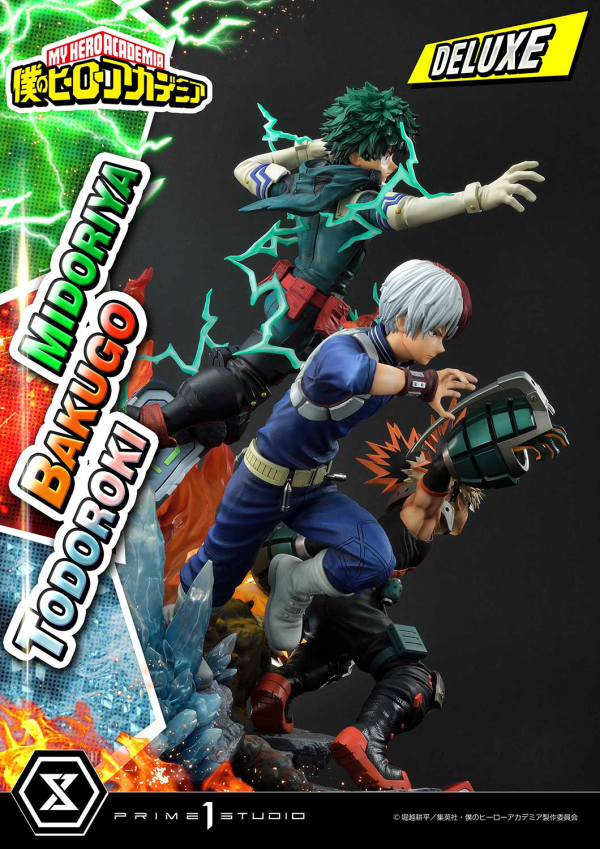 Prime 1 Studio Ultimate Premium Masterline My Hero Academia Midoriya, Bakugo & Todoroki Deluxe Version(4582535945804)(4582535945804)