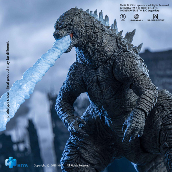 HIYA TOYS Exquisite Basic Series None Scale 7 Inch Godzilla 2014 Godzilla Translucent Ver.(6957534204111)(6957534204111)