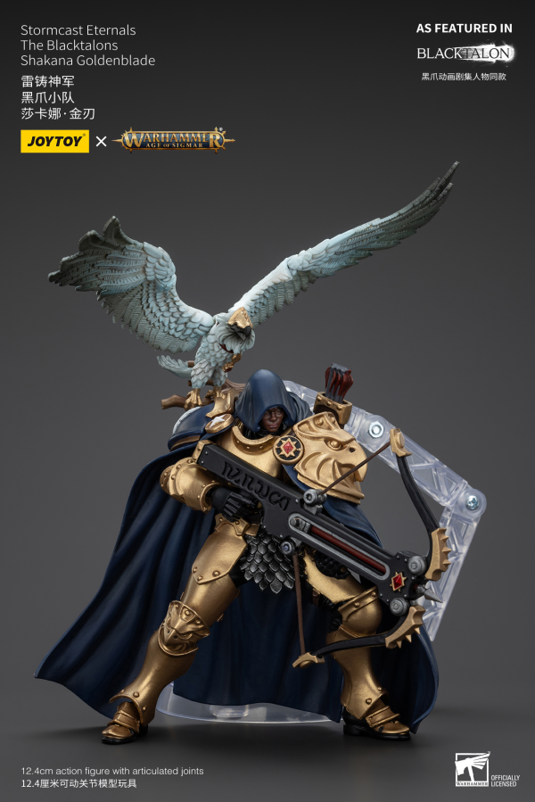 JOYTOY Stormcast Eternals The Blacktalons Shakana Goldenblade(6927054400911)(6927054400911)