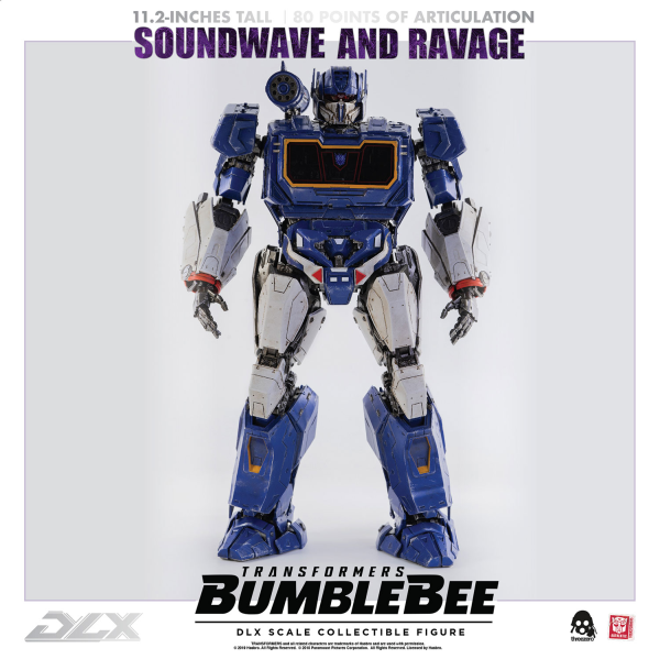 Three Zero Transformers: Bumblebee - DLX Soundwave and Ravage