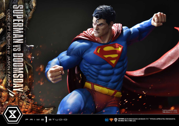 Prime 1 Studio Ultimate Museum Masterline Superman (Comics) Superman VS Doomsday (Concept By Jason Fabok)(4580708034157)(4580708034157)