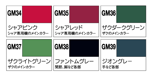 Mr Hobby Gundam Marker Set - ZEON Marker