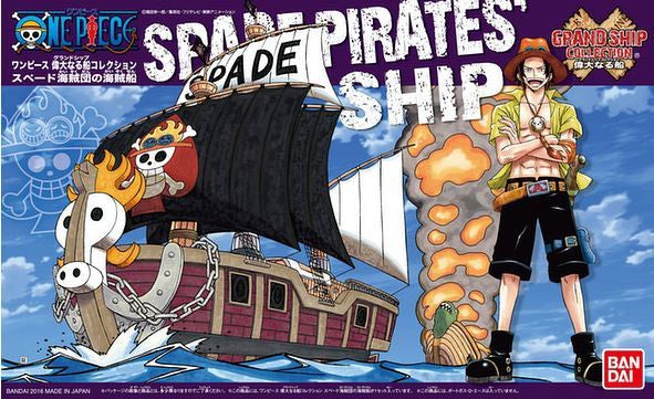 BANDAI Hobby One Piece - Grand Ship Collection - Spade Pirates Ship