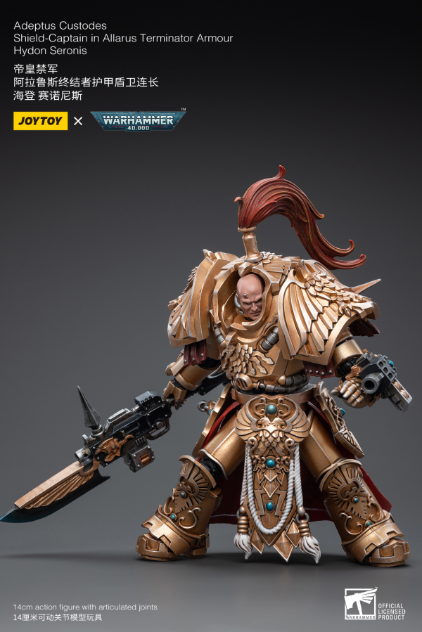 JOYTOY Adeptus Custodes Shield-Captain in Allarus Terminator Armour Hydon Seronis(6973130379244)(6973130379244)