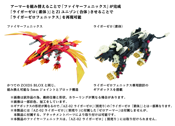 TAKARA TOMY AZ-06  Liger Zero Phoenix