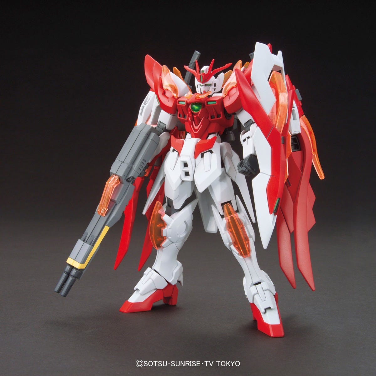 BANDAI Hobby HGBF 1/144 Wing Gundam Zero Honoo