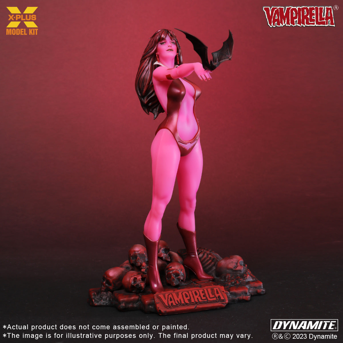 X-Plus 1/8 Vampirella Jose Gonzalez Edition (Glows In The Dark) Plastic Model Kit