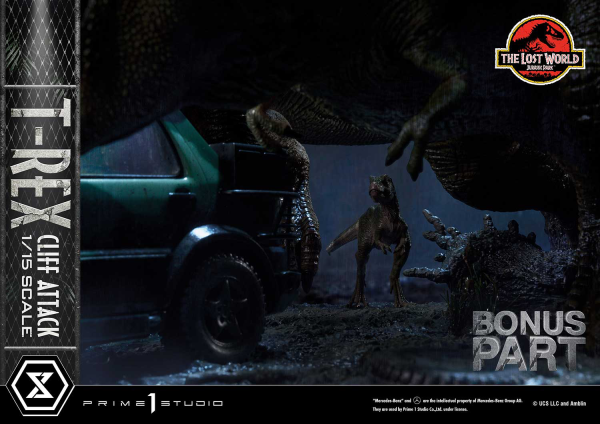 Prime 1 Studio Legacy Museum Collection The Lost World: Jurassic Park (Film) T-Rex Cliff Attack 1/15 scale Bonus Version(4582647121011)(4582647121011)