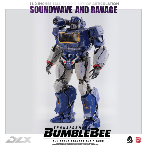 Three Zero Transformers: Bumblebee - DLX Soundwave and Ravage