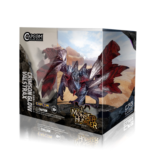 CAPCOM CAPCOM FIGURE BUILDER CUBE Crimson Glow Valstrax/MONSTER HUNTER (1pc)(4976219127813)(4976219127813)