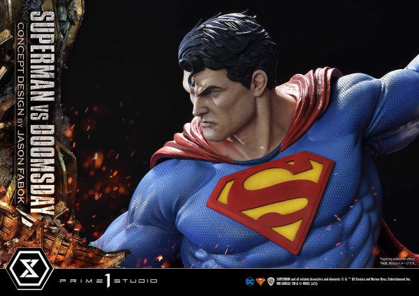 Prime 1 Studio Ultimate Museum Masterline Superman (Comics) Superman VS Doomsday (Concept By Jason Fabok)(4580708034157)(4580708034157)