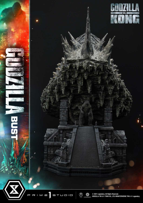 Prime 1 Studio Life Size Bust Godzilla vs Kong (Film) Godzilla Bonus Version | 4580708030975