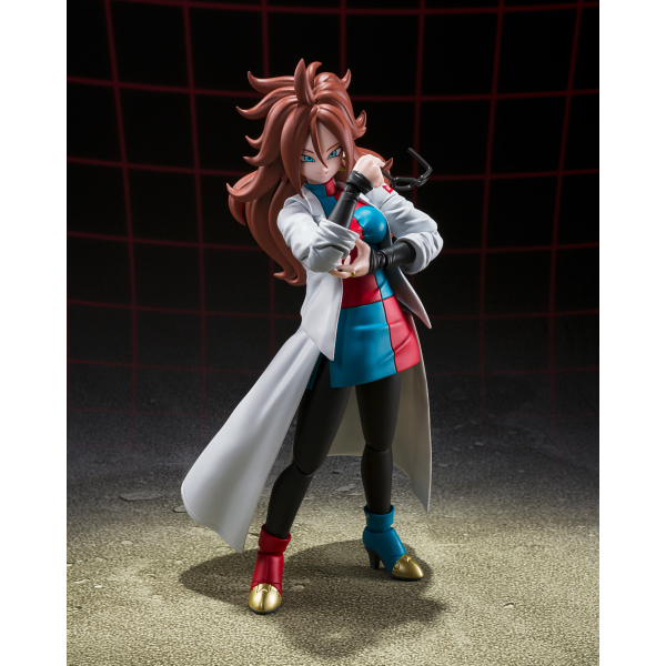 BANDAI Spirits S.H.Figuarts ANDROID 21 (Lab Coat) (P-Bandai Exclusive)