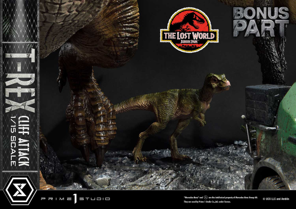 Prime 1 Studio Legacy Museum Collection The Lost World: Jurassic Park (Film) T-Rex Cliff Attack 1/15 scale Bonus Version(4582647121011)(4582647121011)