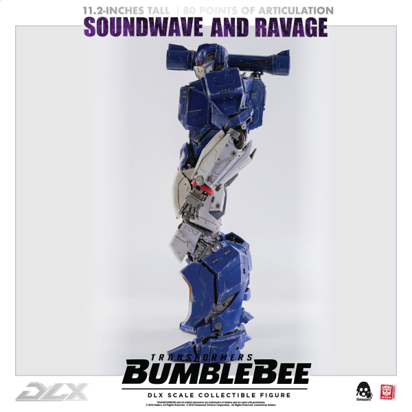 Three Zero Transformers: Bumblebee - DLX Soundwave and Ravage