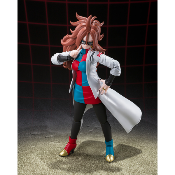 BANDAI Spirits S.H.Figuarts ANDROID 21 (Lab Coat) (P-Bandai Exclusive)